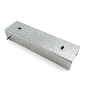 Staffa a C collegamento per basamento 200x55 zincata