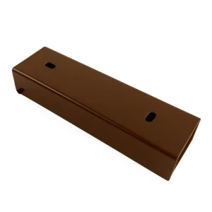 Profilato a C collegamento staffa per cordolo 200x55 marrone