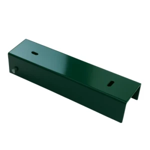 Profilato a C collegamento supporto per zoccolatura 200x50 verde