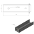 Profilo a "C" connettore staffa per sottofondazione 200x50 verde GPV-700-33 (3)