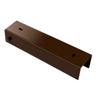 Connettore a C staffa per basamento 200x50 marrone