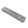 Profilo a C di collegamento per muretto 300x55 zincato GPV-700-49 (1)