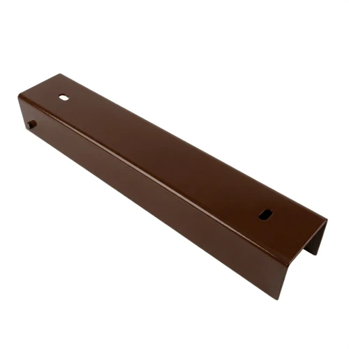 Profilo a C connettore staffa per muretto 300x50 marrone GPV-700-55 (1)