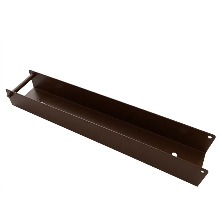 Profilo a C connettore staffa per muretto 300x50 marrone GPV-700-55 (2)
