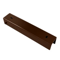 Profilato a C connettore supporto per zoccolatura 300x55 marrone