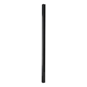 Montante angolare per ringhiera 45x45x1283mm vetro 8,72mm grigio scuro Kozza KR7500
