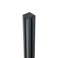 Montante angolare per ringhiera 45x45x1283mm vetro 8,72mm grigio scuro Kozza KR7500 000-890 (6)