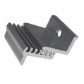 Morsetto terminale - Regolabile tramite scanalature scorrevoli M8 30-50 mm PV-03-20 (1)