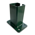 Base per palo per recinzione 80x80 mm 8 mm verde 000-787 (1)