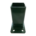 Base per palo per recinzione 80x80 mm 8 mm verde 000-787 (3)