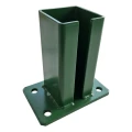 Base per palo per recinzione 80x80 mm 8 mm verde 000-787 (4)