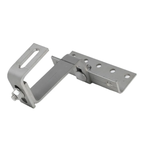 Staffa per tegola Vario regolabile 3x in acciaio inox A2 - 1.4301-304 - 120mm PV-08-33-A2