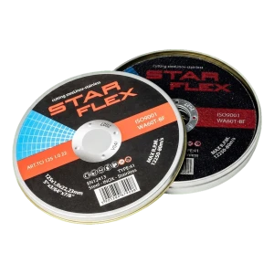 Starflex – set di dischi da taglio per acciaio e inox 125×1,0 mm (10 pz.)