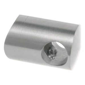 Supporto passante per balaustra fi 12 mm per tubo 42,4 mm – acciaio inossidabile AISI 304 satinato