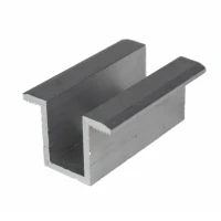 Morsetto centrale H24 alluminio 6060 foro M8