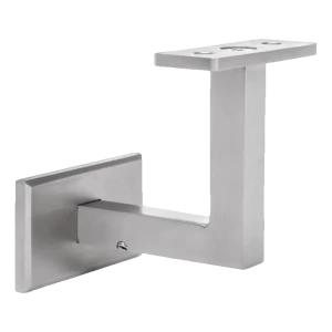 Supporto a parete per corrimano quadrato 70x40 mm – acciaio inossidabile AISI 304 satinato