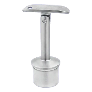 PSG supporto corrimano snodato incollato AISI 316 – sistema 42,4 mm, satinato
