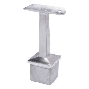 PSG supporto corrimano balaustra inox 42,4 mm per montante 40x40 mm – incollato, satinato