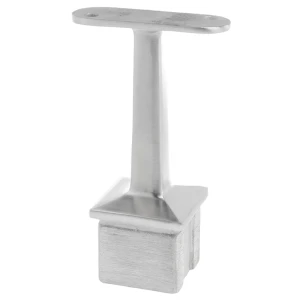 PSG supporto corrimano piatto incollato per montante 40×40 mm – acciaio inossidabile AISI 304 satinato