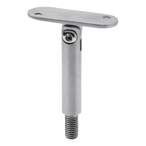 Staffa di supporto corrimano snodabile Ø 12 mm AISI 304 – fissaggio per balaustra in acciaio inox