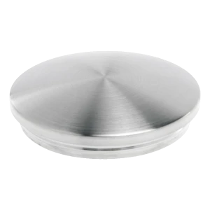 Tappo convesso a pressione per tubo parapetto Ø42,4 mm – acciaio inossidabile AISI 304 satinato