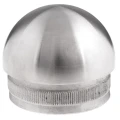Tappo terminale ellissoidale a pressione per tubo ringhiera 42,4 mm – acciaio AISI 304 satinato 001-095 (1)