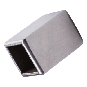 Tappo di chiusura per asta balaustra 10x10 mm AISI 304 satinato