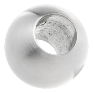 Sfera passante per balaustra ø 25 mm / foro 12 mm, acciaio inossidabile AISI 304 satinato