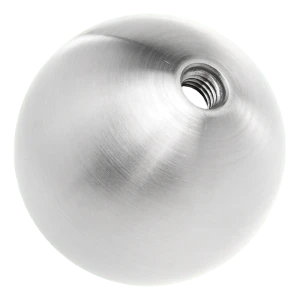 Sfera avvitabile per balaustra ø50 mm acciaio inossidabile AISI 304 satinato, filetto M8