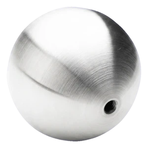 PINOX sfera per balaustra avvitabile vuota Ø100 mm M10 – acciaio inox satinato