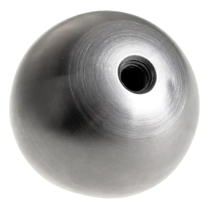 Sfera avvitabile piena per balaustra fi 40 mm filetto M8 – acciaio inox satinato