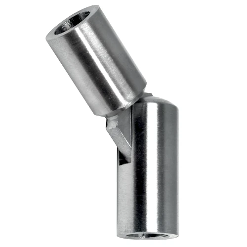 Postal – gomito snodato per balaustra 90°–180° per asta fi 12 mm, AISI 304 satinato 001-146 (1)