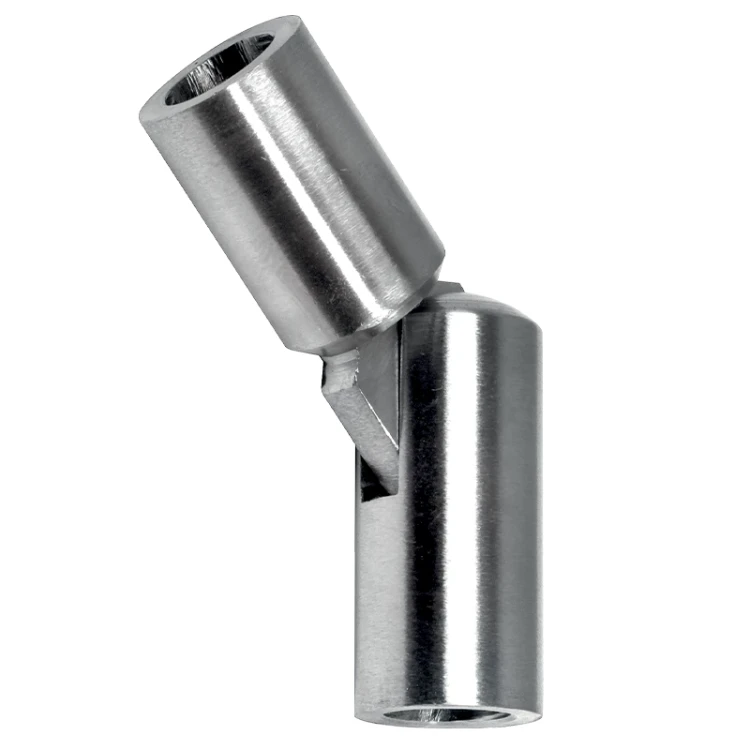 Postal – gomito snodato per balaustra 90°–180° per asta fi 12 mm, AISI 304 satinato 001-146 (1)