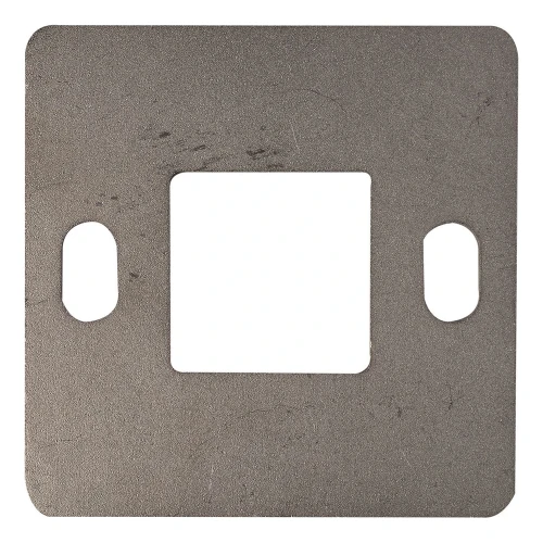 Base del pilastro della balaustra per saldatura 100×100 mm – acciaio inossidabile AISI 304, sistema 40×40 001-162 (1)