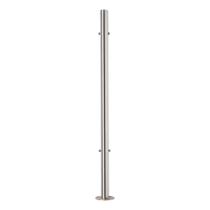 PINOX montante intermedio per balaustra Ø 42,4 mm × 981 mm – acciaio inossidabile AISI 304, satinato