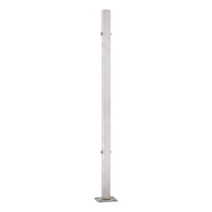 PINOX montante corrimano intermedio 40x40 mm h981 mm acciaio inossidabile satinato