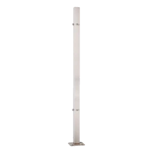 PINOX palo balaustra angolare 40x40x981 mm acciaio inossidabile AISI 304 satinato