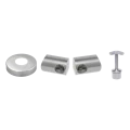 PSG montante balaustra angolare in acciaio AISI 304 ø42,4 mm H1060 mm con supporti per tubi ø12 mm 001-206 (3)