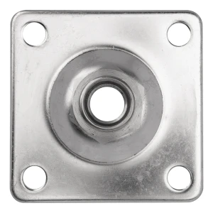 Piastra PSG per cerniera regolabile M20 – acciaio inossidabile AISI 304, 100×100 mm