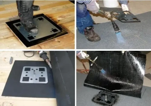 Piastra di fissaggio per copertura 375x375mm CWL PV-27-02 (1)
