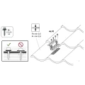 Piastra di fissaggio per copertura 375x375mm CWL PV-27-02 (5)