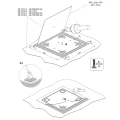 Piastra di fissaggio per copertura 375x375mm CWL PV-27-02 (7)