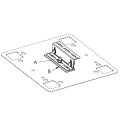 Piastra di fissaggio per copertura 375x375mm CWL PV-27-02 (8)