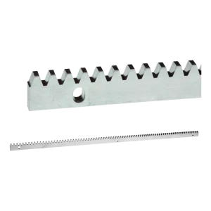 PSG – cremagliera dentata in acciaio zincato per cancelli scorrevoli 1000 × 8 mm, modulo 4