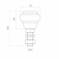 PSG rullo di guida gommato FI 42 mm per cancelli scorrevoli – filettatura M12 001-282 (2)
