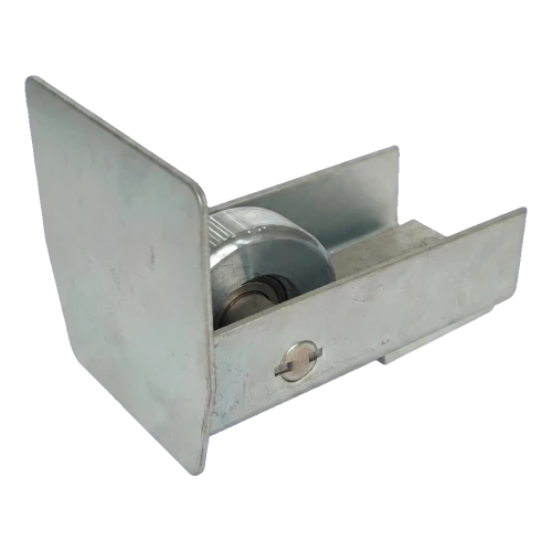 PSG rullo di scorrimento 140 mm con terminale per cancello scorrevole autoportante 001-299 (1)