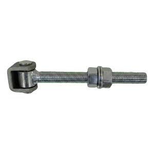 Cerniera regolabile per cancelli avvitabile M18 in acciaio – lunga L180 mm
