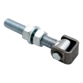 Cerniera in acciaio regolabile M20 per cancelli a battente – zincata, L150 mm 001-350 (1)