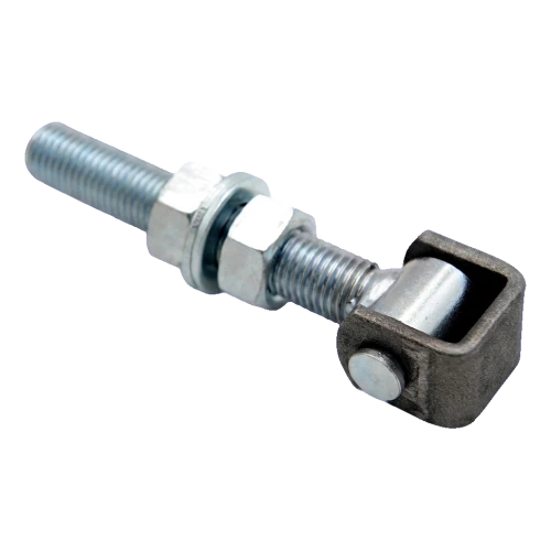 Cerniera in acciaio regolabile M20 per cancelli a battente – zincata, L150 mm 001-350 (1)