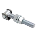 Cerniera in acciaio regolabile M20 per cancelli a battente – zincata, L150 mm 001-350 (2)